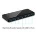 TP-Link UH700 Powered USB Hub with 7 Data Smart Charging USB 3.0 Ports, Compatible with Windows, Mac OS X and Linux Systems, 5V/1.5A Power Output (Black)-3