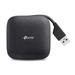 TP-Link UH400 USB 3.0 4-Port Portable Data Hub Compatible with Windows, Mac OS X and Linux Systems (Black)-1