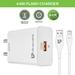 UltraProlink UM1135 44 W Multi Protocol Fast Travel Charger with 100 cm (1 m) Fast Charging Cable-2