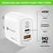 UltraProlink 125 W Dual USB Multi-Protocol Fast Travel Charger with 100 cm (1 m) Type-C to Type-C Cable-2