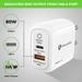 UltraProlink 125 W Dual USB Multi-Protocol Fast Travel Charger with 100 cm (1 m) Type-C to Type-C Cable-3