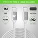 UltraProlink 125 W Dual USB Multi-Protocol Fast Travel Charger with 100 cm (1 m) Type-C to Type-C Cable-6