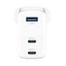 Urbn 67 watts GaN 3 Port Wall Charger, White-3 Urbn 67 watts GaN 3 Port Wall Charger, White-3