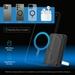 Urbn 10,000 mAh Slide Magtag Power Bank, Black-6