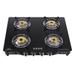 Usha Ebony GS4001 Cooktop with 4 Brass Burners-3
