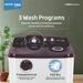 Voltas Beko 7.5 kg Semi Automatic, 1350 RPM, Wings Pulsator, Fast Dry, Lint Filter, Burgundy, 5 Star (BRSSWH4PTR0)-4 Voltas Beko 7.5 kg Semi Automatic, 1350 RPM, Wings Pulsator, Fast Dry, Lint Filter, Burgundy, 5 Star (BRSSWH4PTR0)-4