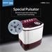 Voltas Beko 9 kg Semi Automatic, Dual Waterfall, Wing Pulsator, Lint filter, Burgundy, 5 star (WTT90UCA/BRSSWH4PTR0)-5 Voltas Beko 9 kg Semi Automatic, Dual Waterfall, Wing Pulsator, Lint filter, Burgundy, 5 star (WTT90UCA/BRSSWH4PTR0)-5