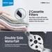 Voltas Beko 9 kg Semi Automatic, Special Pulsator Wash, Dual Waterfall, 2 Cassette filter, Grey, 5 Star (WTT90UCAGRS)-8