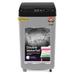 Voltas Beko 6.5 kg Top Load, 700 RPM, Double Water Fall, 4 Wash Program, Wing Pulsator, Lint Filter, Grey, 5 Star (WTL6504UEA)-1