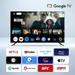 VW 140 cm (55 inches), Pro Series 4K Ultra HD Smart QLED Google TV, Black, VW55GQ1-3