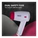 Wahl Easy Breezy 1200 Watt Hair Dryer, 2 Heat Settings, Hanging Loop for Easy Storaage, WCHD4-1024, White-6