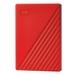 Western Digital 2 TB My Passport External Portable Hard Disk Drive (HDD), USB 3.0, Red, WDBYVG0020BRD-1