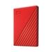 Western Digital 4 TB My Passport External Portable Hard Disk Drive (HDD), USB 3.0, Red, WDBPKJ0040BRD-4 Western Digital 4 TB My Passport External Portable Hard Disk Drive (HDD), USB 3.0, Red, WDBPKJ0040BRD-4