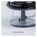 Wonderchef Turbo Food Processor, Dual Speed, Non-Slip Base, Black-6