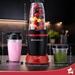Wonderchef Nutriblend 750 W 2 Jar Turbo Juicers, Red and Black-2