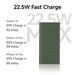 Xiaomi 4i 10000 mAh Power Bank, 22.5 W & 2 Way Fast Charging, 1 Type C Input & Output Port, 2 USB-A Ports, 3 Device Charging, Li-Ion Battery, 12-Layer Safety, Overheat, Short-Circuit, Overcharge & Overdischarge Protection, Olive Green, PB100DPD-IN-2 Xiaomi 4i 10000 mAh Power Bank, 22.5 W & 2 Way Fast Charging, 1 Type C Input & Output Port, 2 USB-A Ports, 3 Device Charging, Li-Ion Battery, 12-Layer Safety, Overheat, Short-Circuit, Overcharge & Overdischarge Protection, Olive Green, PB100DPD-IN-2