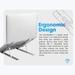 Zebronics A31-NS2000 Laptop Stand with 7 Adjustable Levels for Up to 43.8 cm (17 inch) Laptop-2