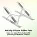 Zebronics Lite Laptop Stand, Silver A75-NS2000-3