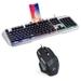 Zoook Combat Pro Zoook Wired Gaming Keyboard and Mouse Combo (Silver)-1